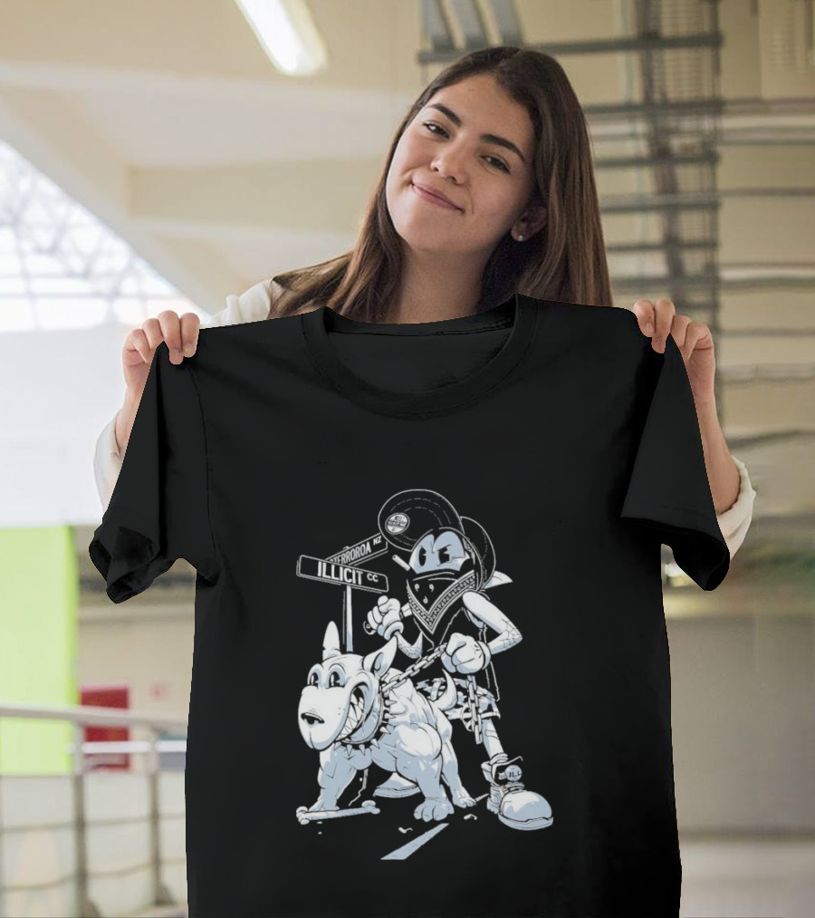 Redrat Illicit Menace Retro Cartoon Adventure T-Shirt