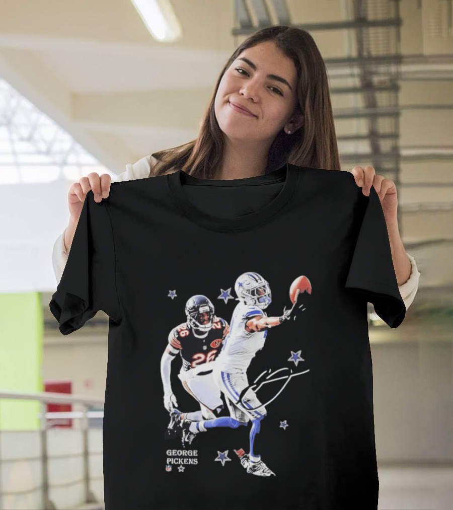 George Pickens NFL Action Dallas Cowboys Vs Chicago Bears Game Highlights T-Shirt
