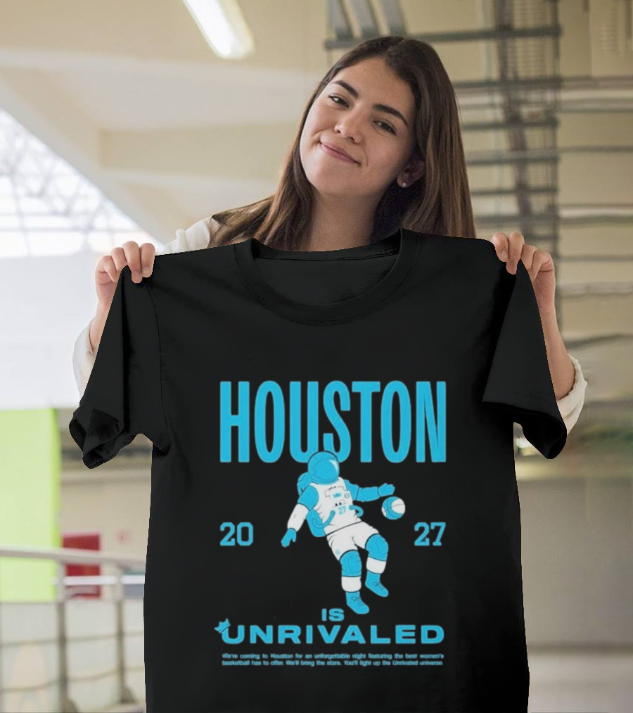 Houston 2027 Is Unrivaled Astronaut Catcher T-Shirt