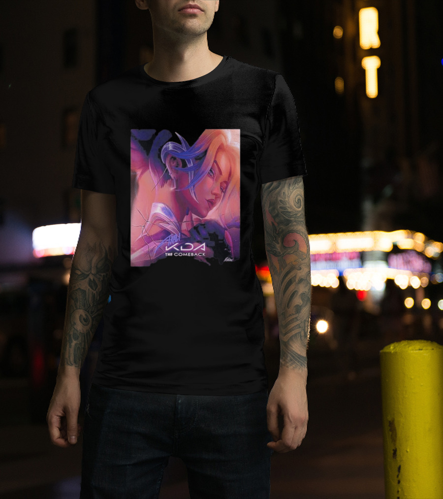 Akali KDA The Comeback Arcane League Of Legends Nikkotari T-Shirt