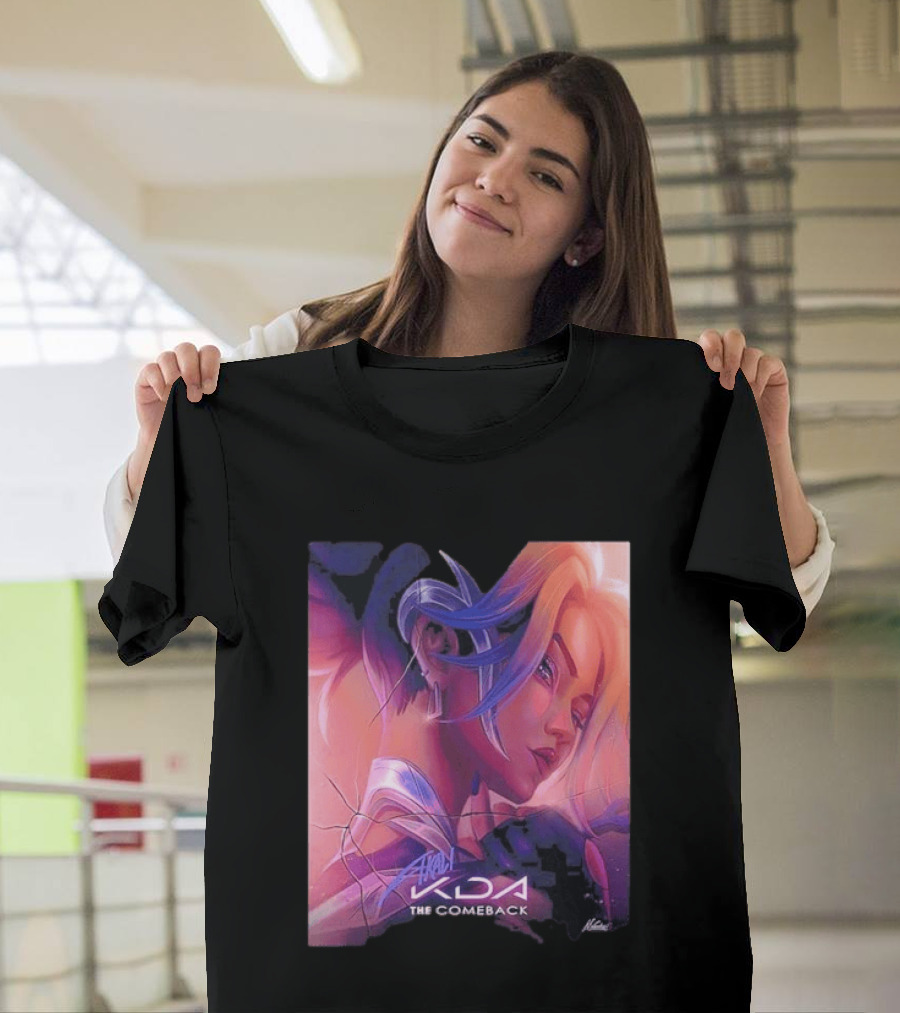 Akali KDA The Comeback Arcane League Of Legends Nikkotari T-Shirt