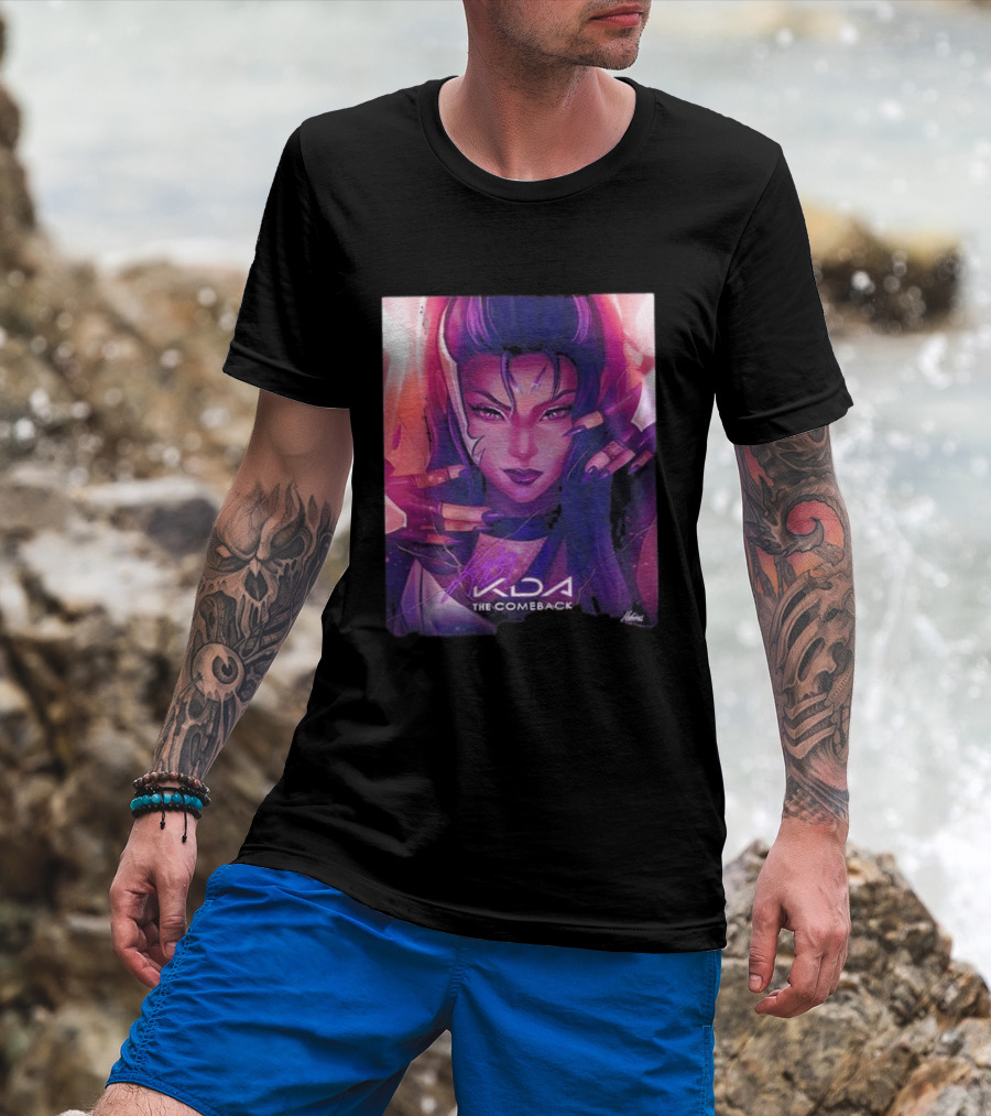 Kaisa KDA The Comeback Arcane League Of Legends By Nikkotari T-Shirt
