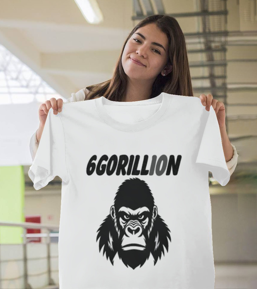 6gorillion Gorilla Face T-Shirt