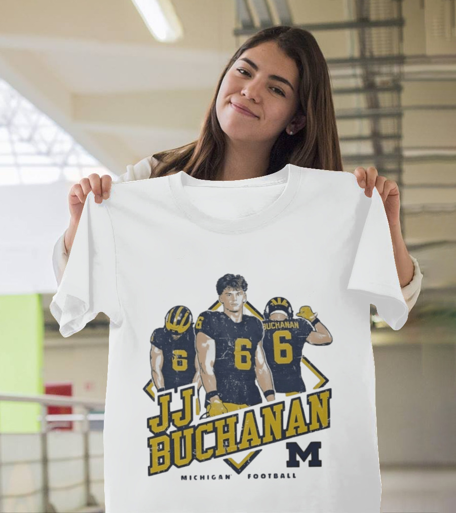 JJ Buchanan 6 Michigan Wolverines Football M T-Shirt