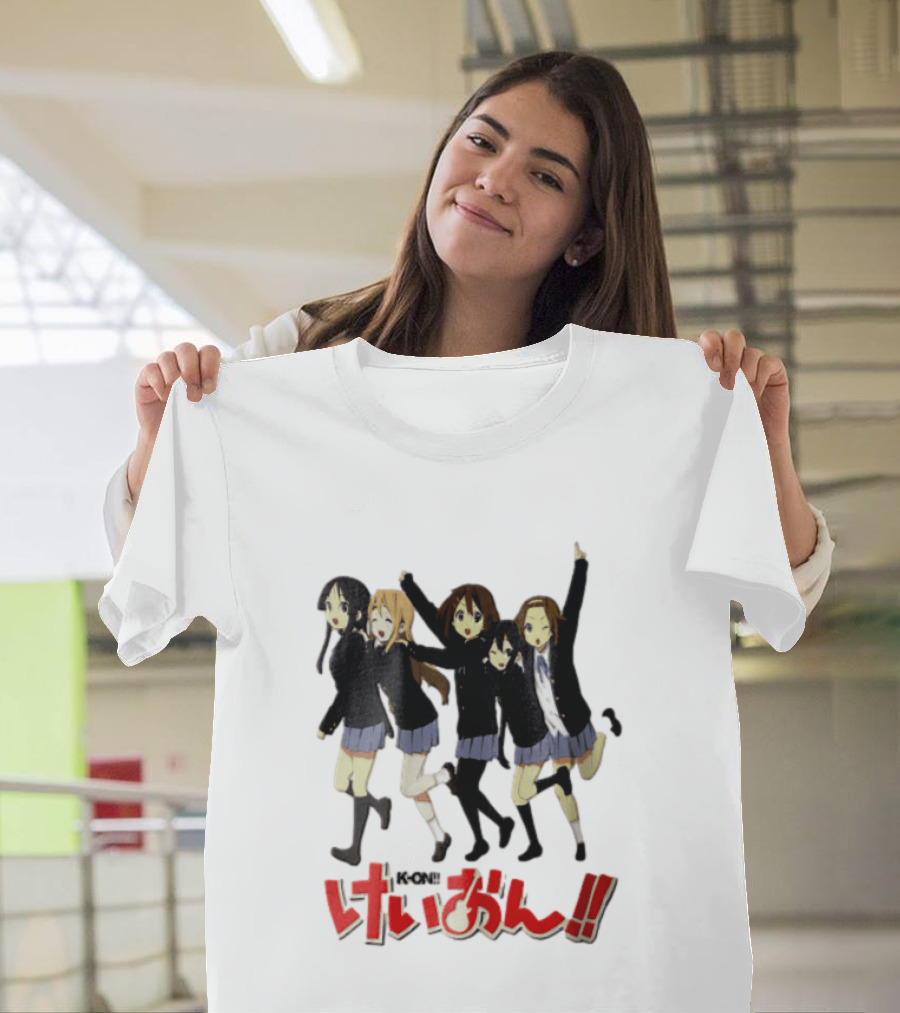 K On Five Anime Girls Jumping Together T-Shirt
