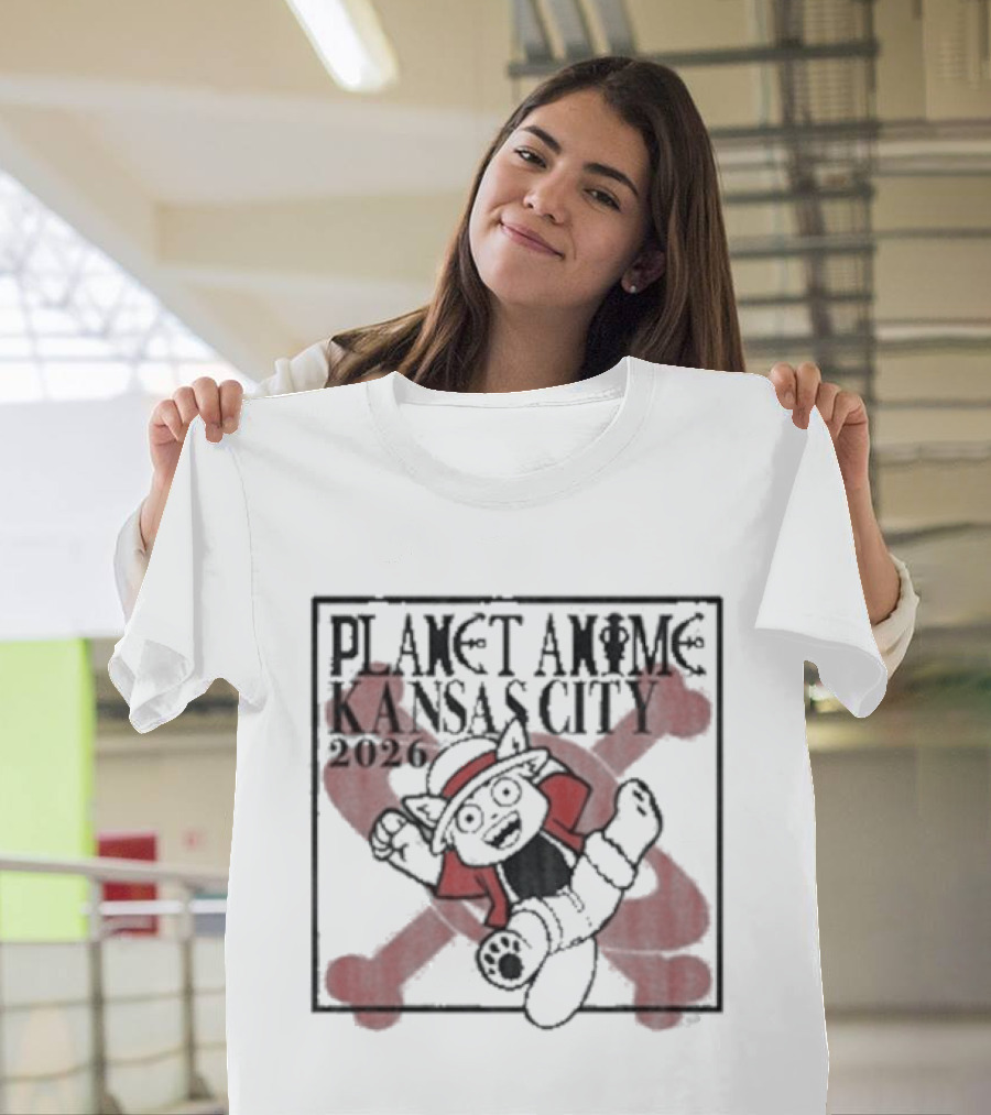 Planet Anime Kansas City 2026 Pirate Panda T-Shirt