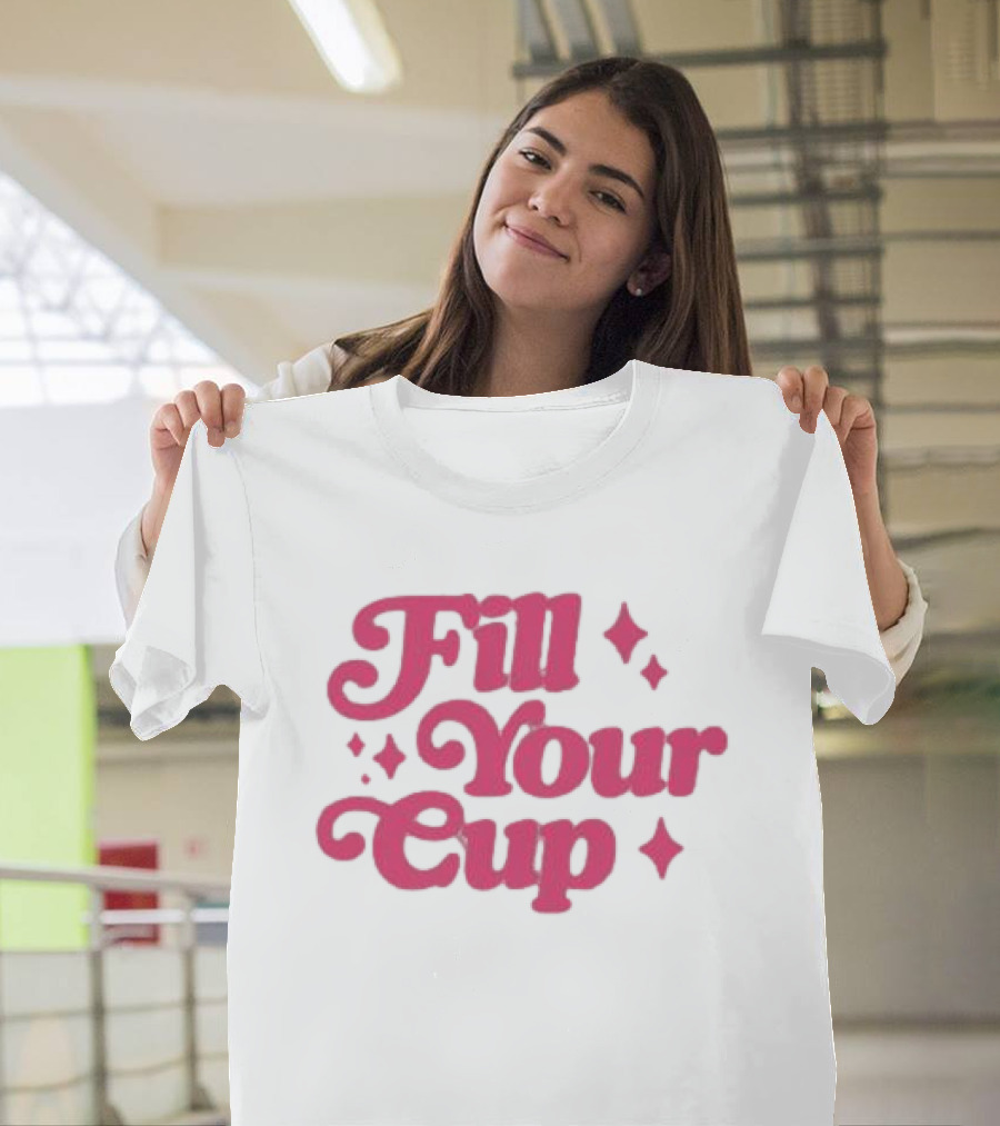 Swig Store Fill Your Cup Tan Camo T-Shirt