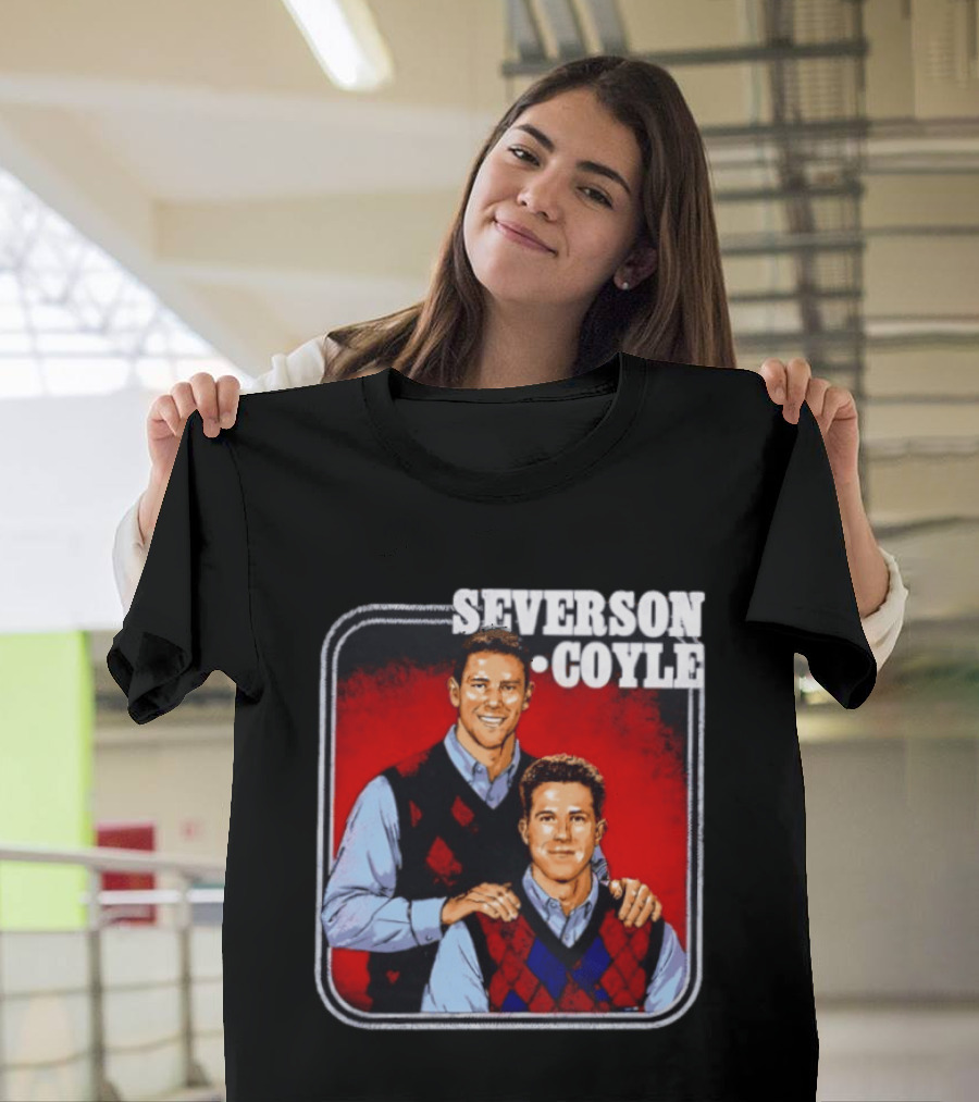Severson Coyle Columbus Blue Jackets Step Brothers T-Shirt
