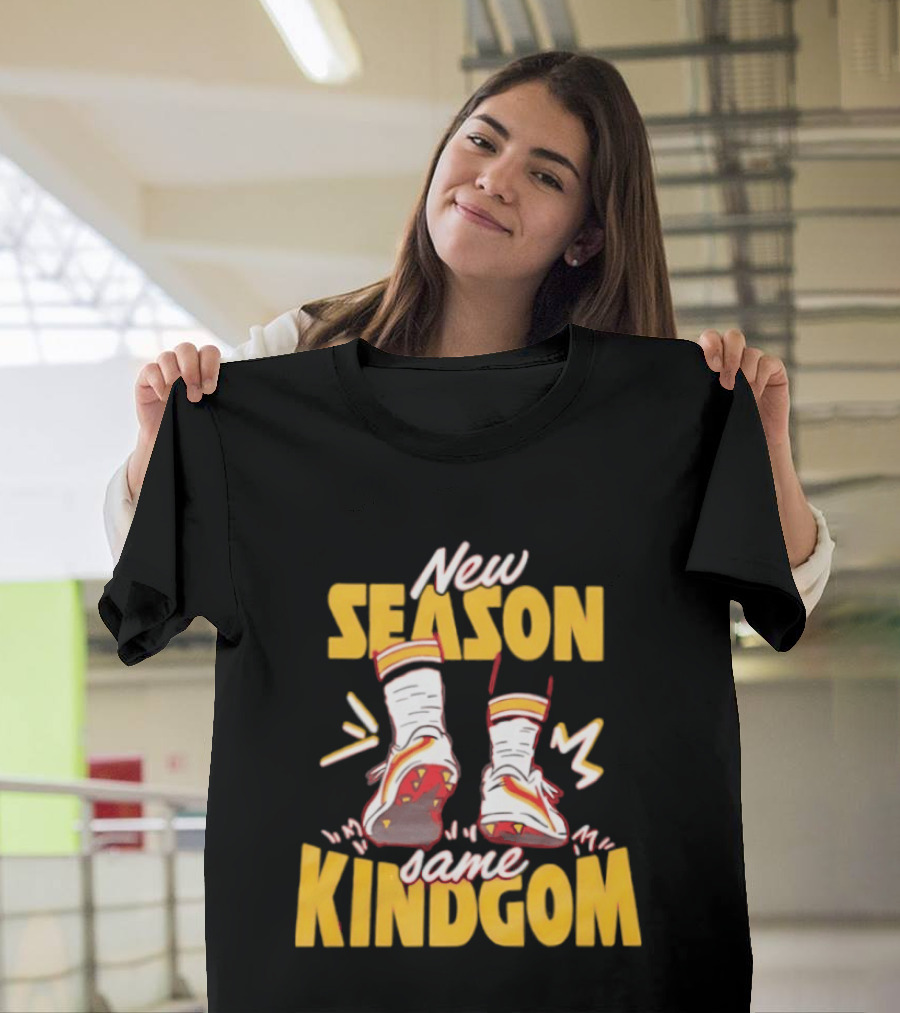 New Season Same Kingdom Kansas City Chiefs Socks And Cleats T-Shirt