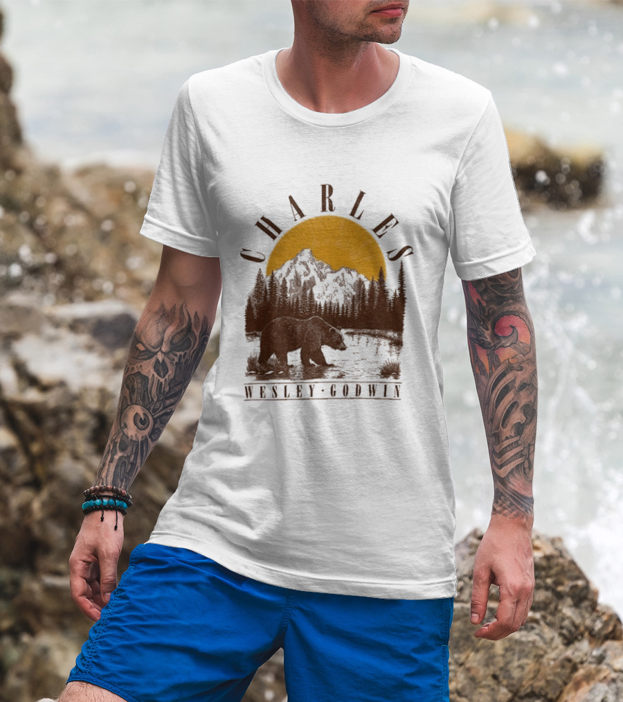Charles Wesley Godwin Bear Mountain Sunset Forest T-Shirt