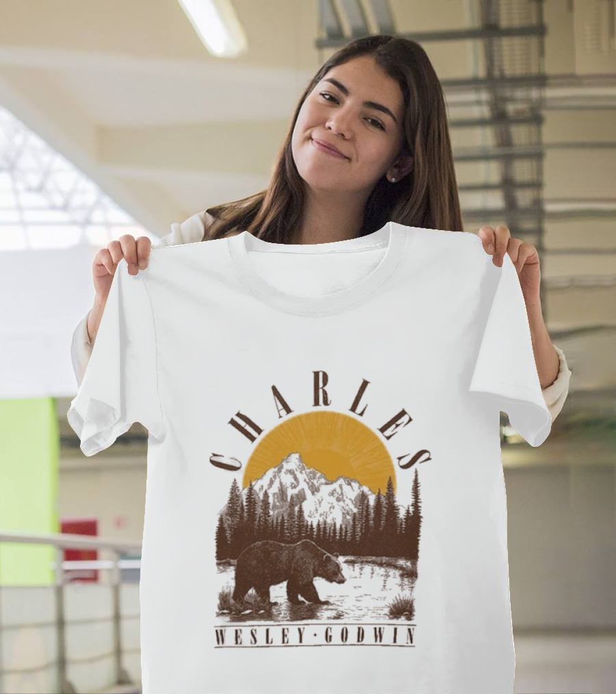 Charles Wesley Godwin Bear Mountain Sunset Forest T-Shirt