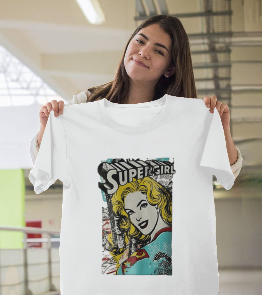 Supergirl DC Comics Blonde Woman Pop T-Shirt