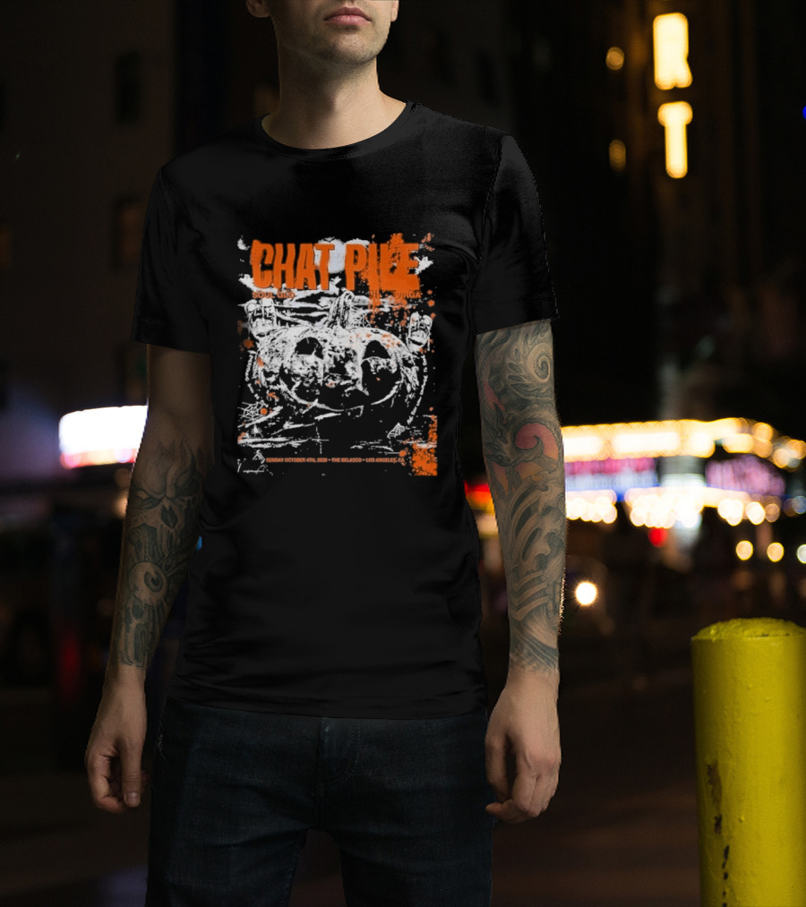 Chat Pile Event October 4 2026 The Belasco Los Angeles CA Sonic Gig T-Shirt