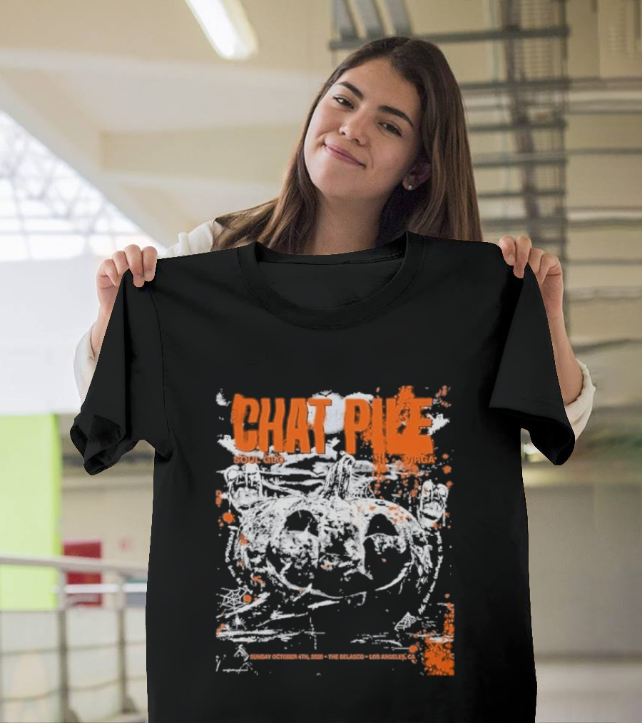 Chat Pile Event October 4 2026 The Belasco Los Angeles CA Sonic Gig T-Shirt