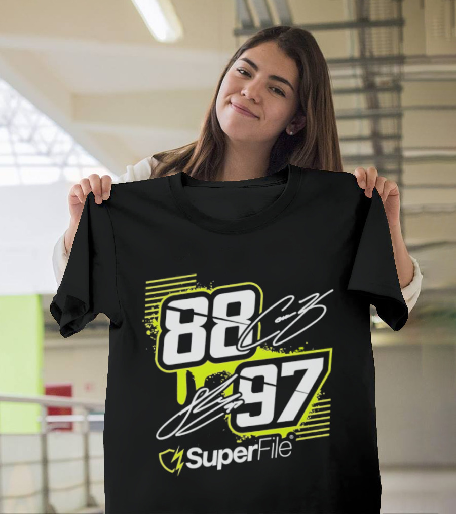 Connor Zilisch 88 Shane Van Gisbergen 97 SuperFile T-Shirt