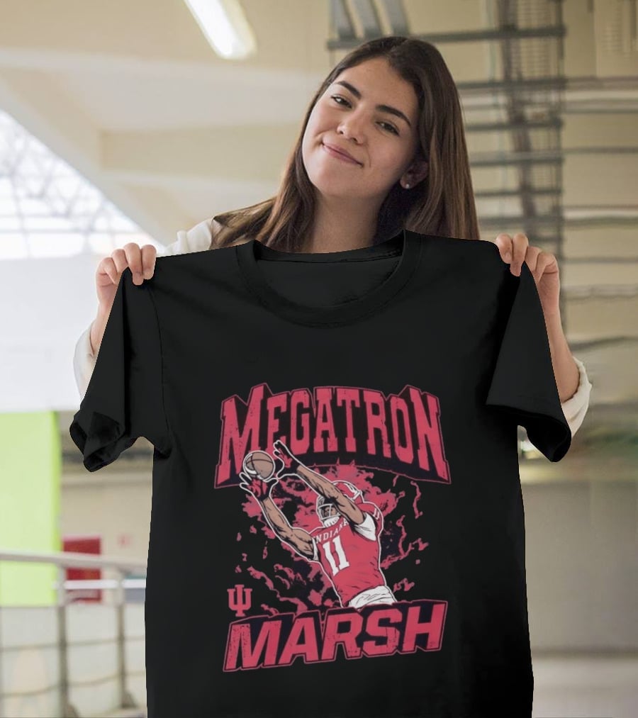 Megatron Marsh Indiana Hoosiers No 11 Football T-Shirt