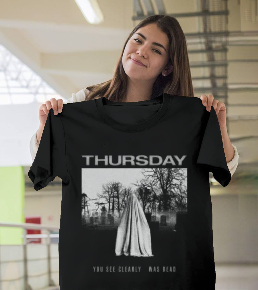 Thursday Store Common Graves New Jersey Emo Band 2002 T-Shirt