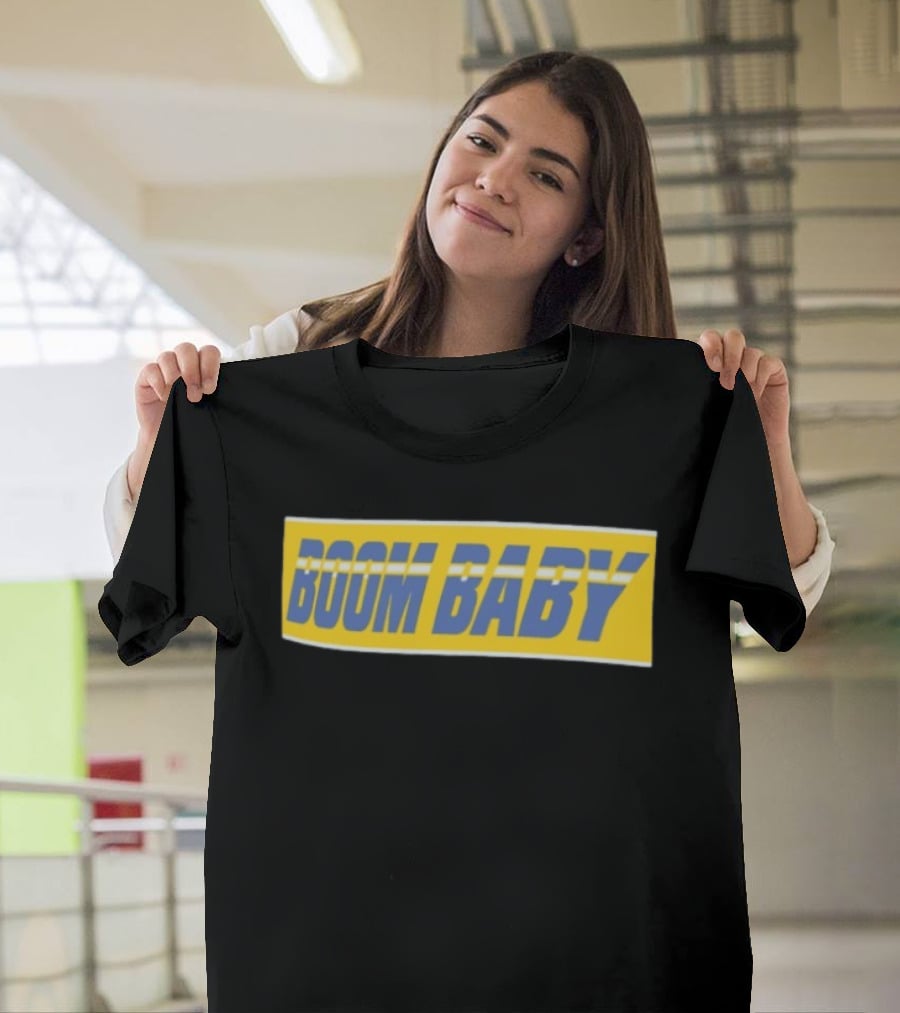 Reggie Miller Boom Baby Indiana Pacers Basketball Phrase T-Shirt