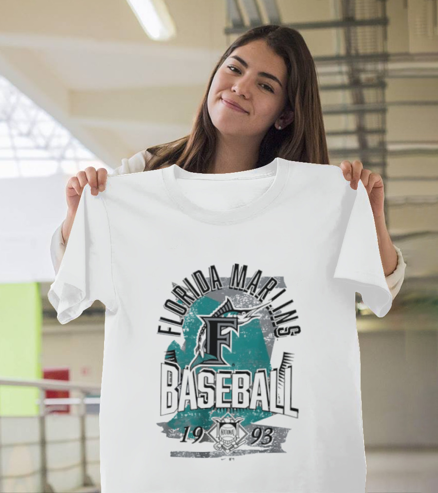 Florida Marlins Baseball 1993 National League T-Shirt