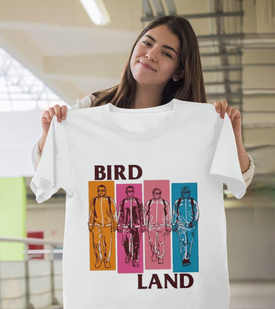 Baltimore Orioles Birdland Colorful Walking Figures T-Shirt