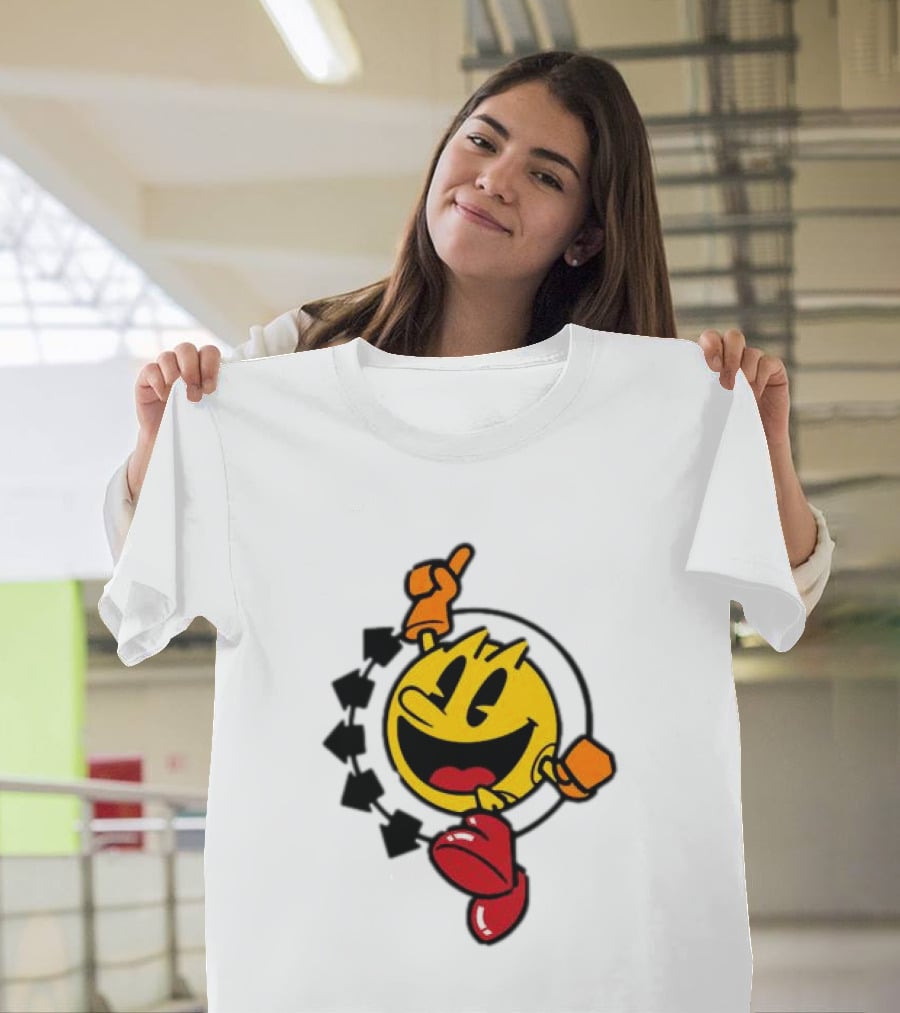 Pac Man X Blink 182 Smiley Collaboration T-Shirt