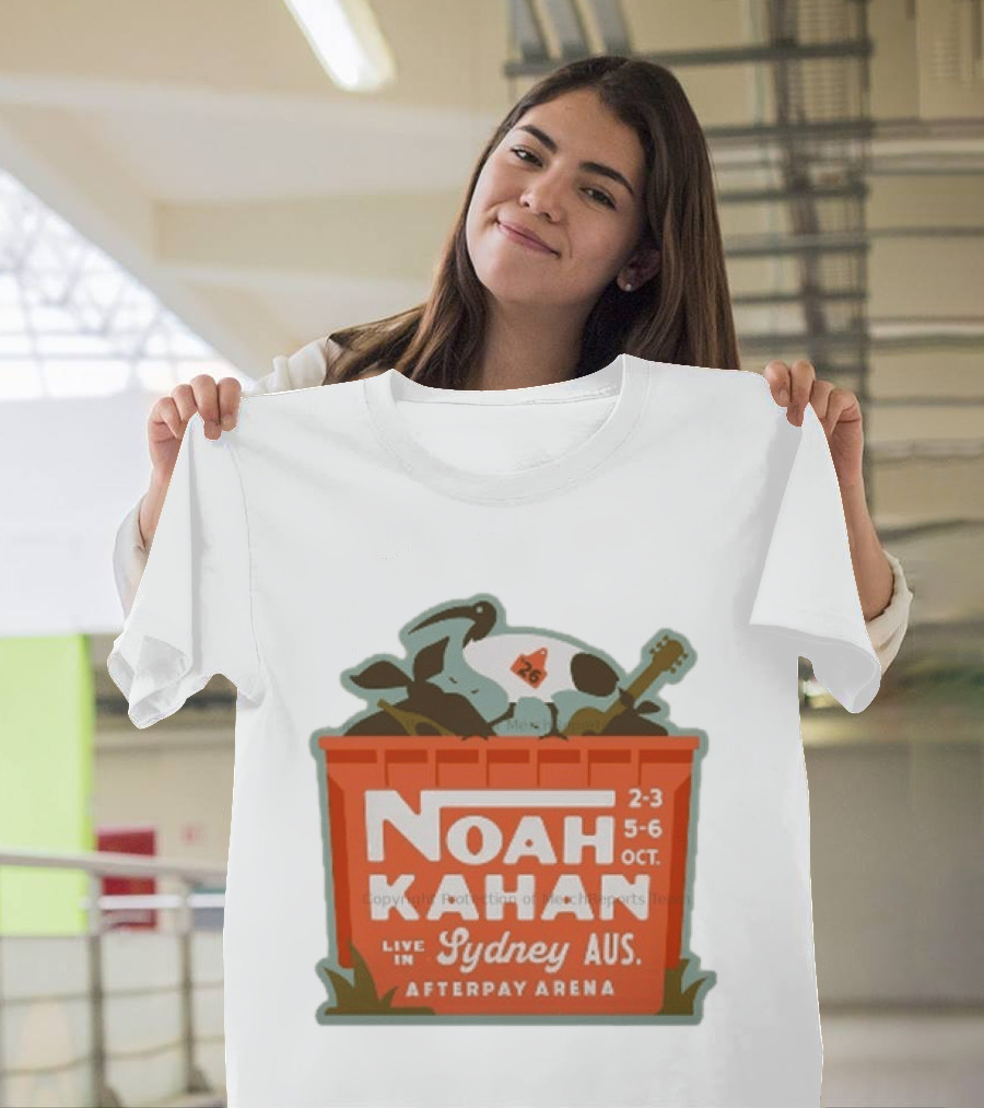Noah Kahan Live In Sydney AUS Afterpay Arena October 2 3 5 6 2026 T-Shirt