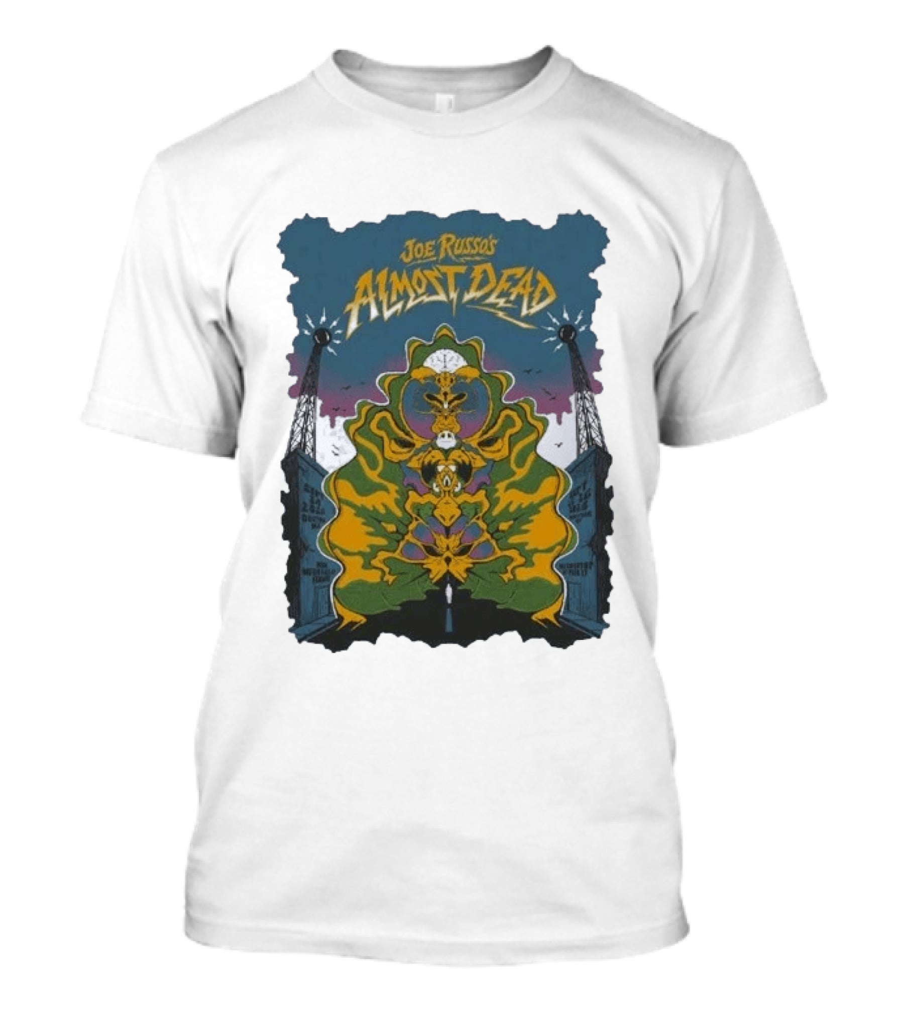Joe Russo's Almost Dead Rooftop Pier 17 New York NV September 25 26 2026 Event Psychedelic T-Shirt