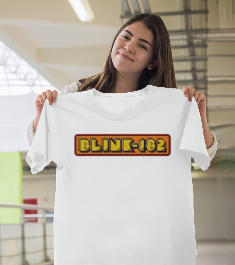 Pac Man Arcade Crossover With Blink 182 T-Shirt