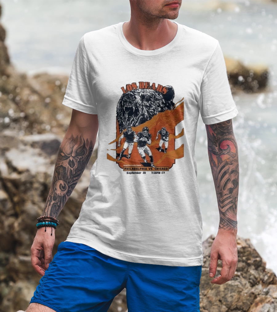 Philadelphia Eagles Vs Chicago Los Bears September 28 2026 Soldier Field Week 3 1:15 PM T-Shirt