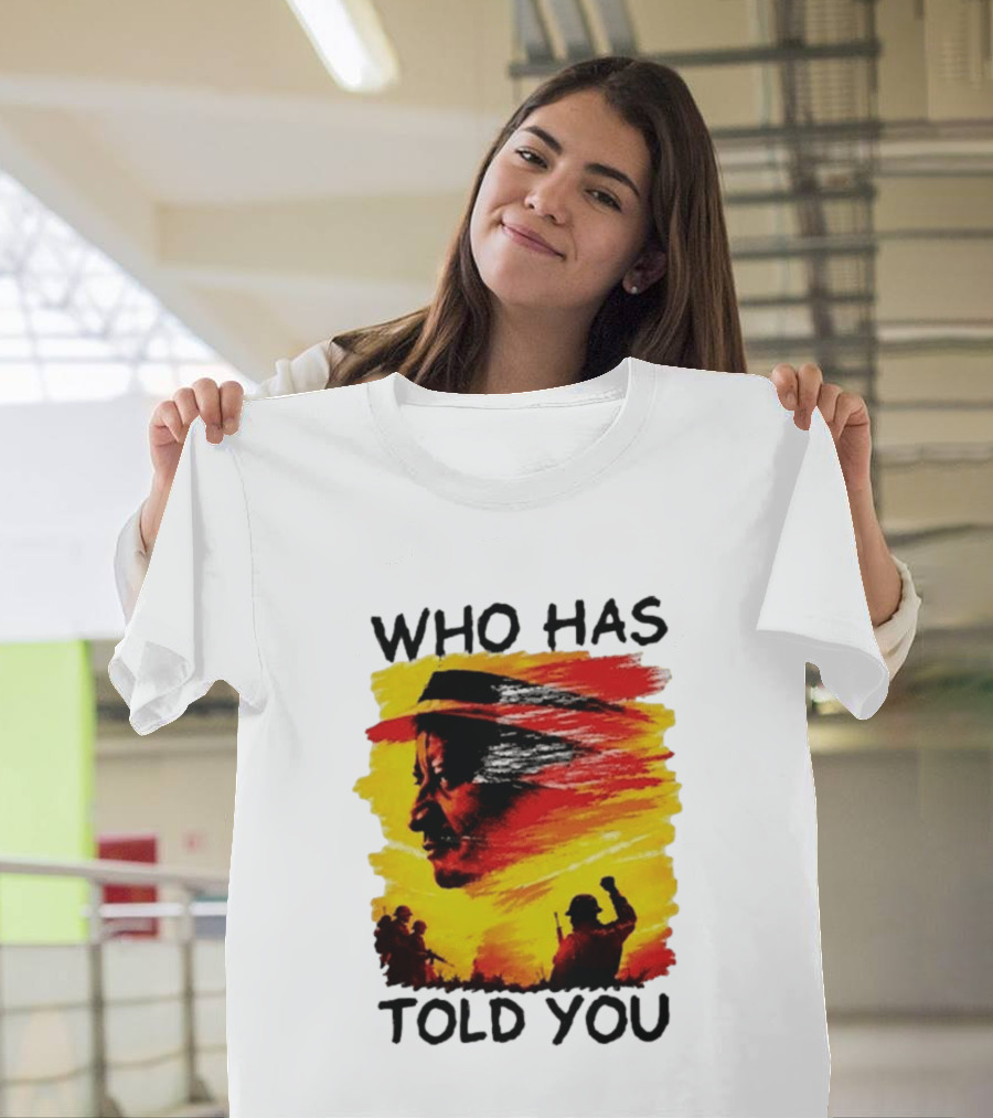Edwin Sifuna Wears Raila Odinga's Who Has Told You T-Shirt