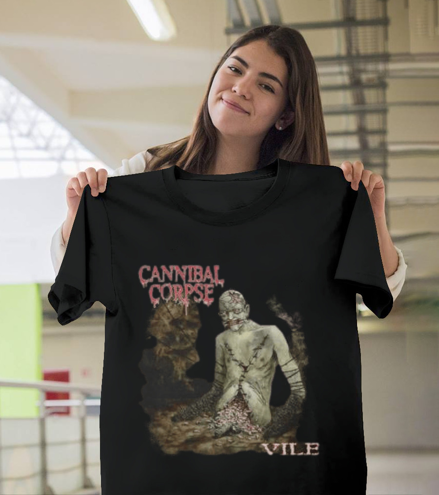 Cannibal Corpse Stab Hack Slash Kill Vile Album T-Shirt
