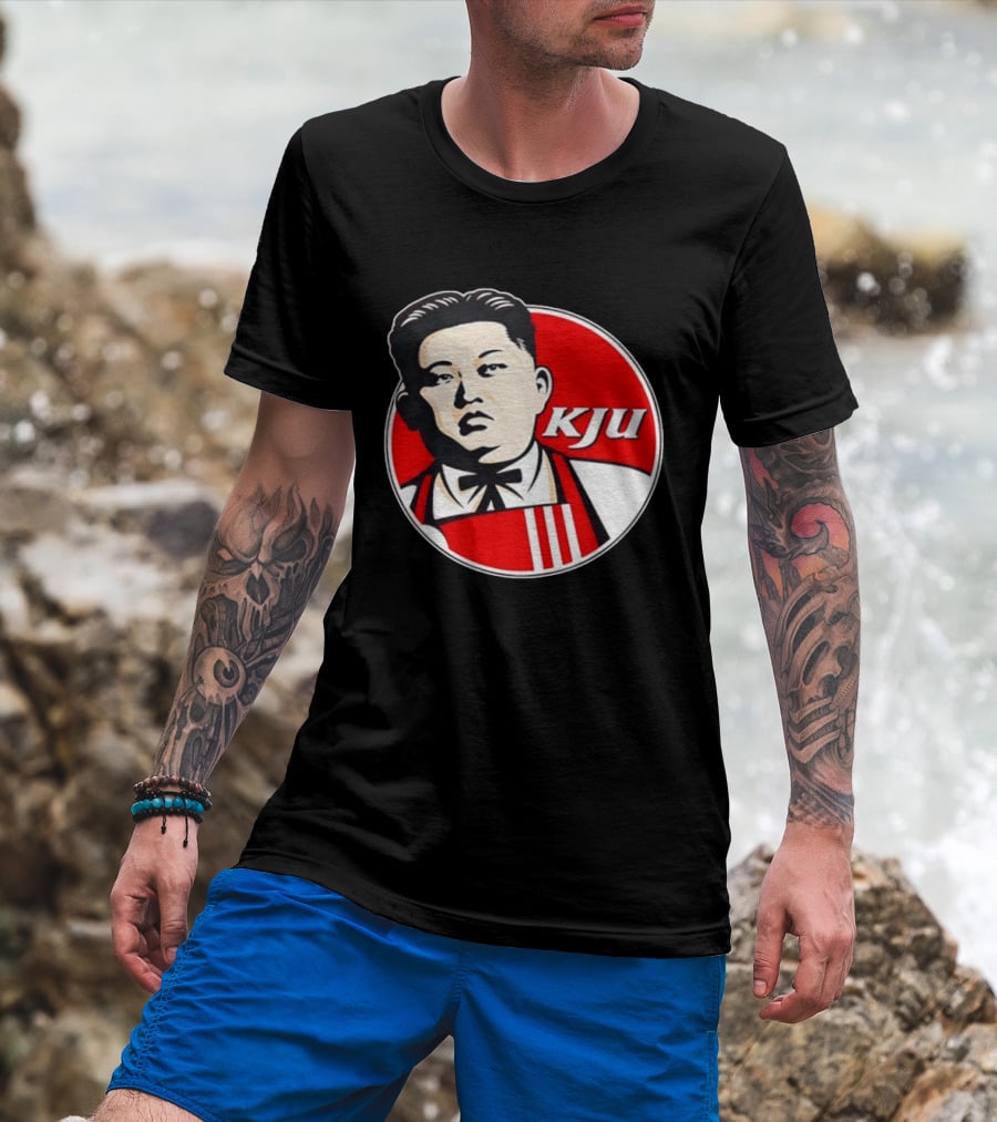 KJU Parody Red Circle Colonel Inspired It's Not KFC T-Shirt