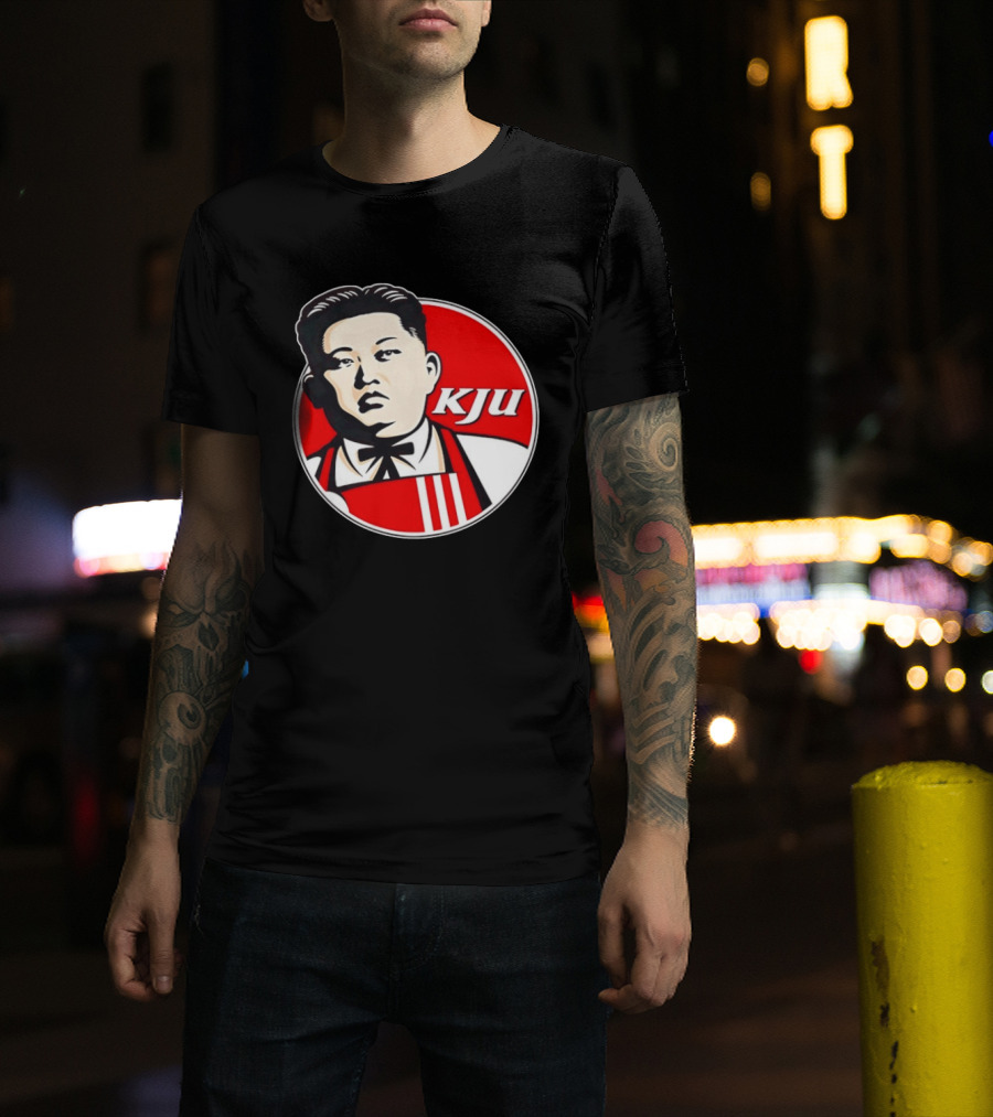KJU Parody Red Circle Colonel Inspired It's Not KFC T-Shirt
