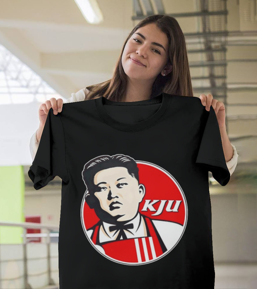 KJU Parody Red Circle Colonel Inspired It's Not KFC T-Shirt