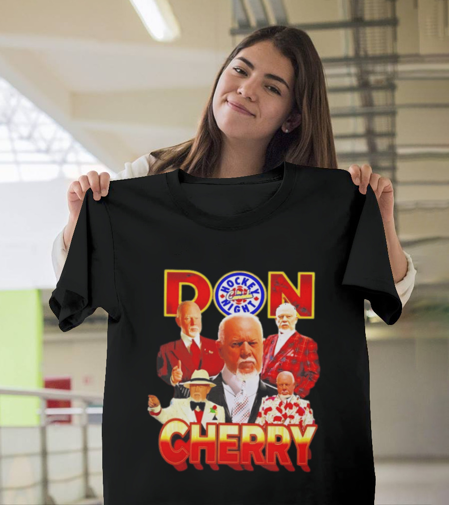 Hockey Night Don Cherry Boston Bruins Bootleg T-Shirt