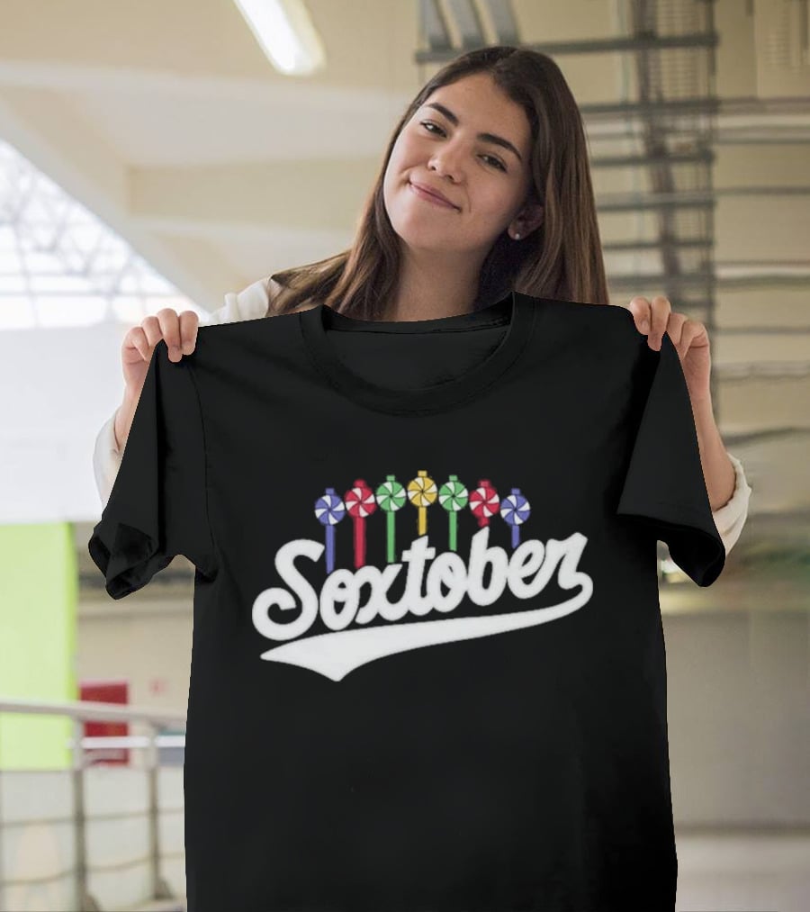 Soxtober Boston Red Sox Playoff Celebration Candy T-Shirt