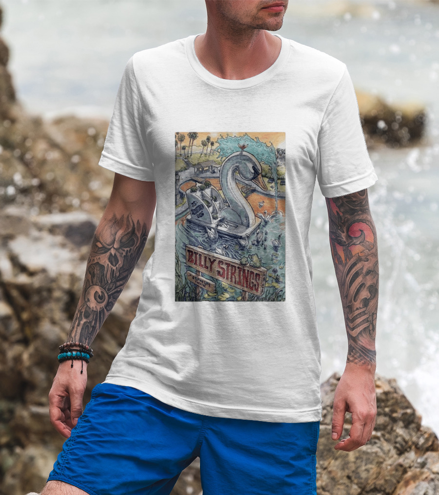 Billy Strings September 25 2026 Orpheum Theatre Los Angeles Swan Boat T-Shirt