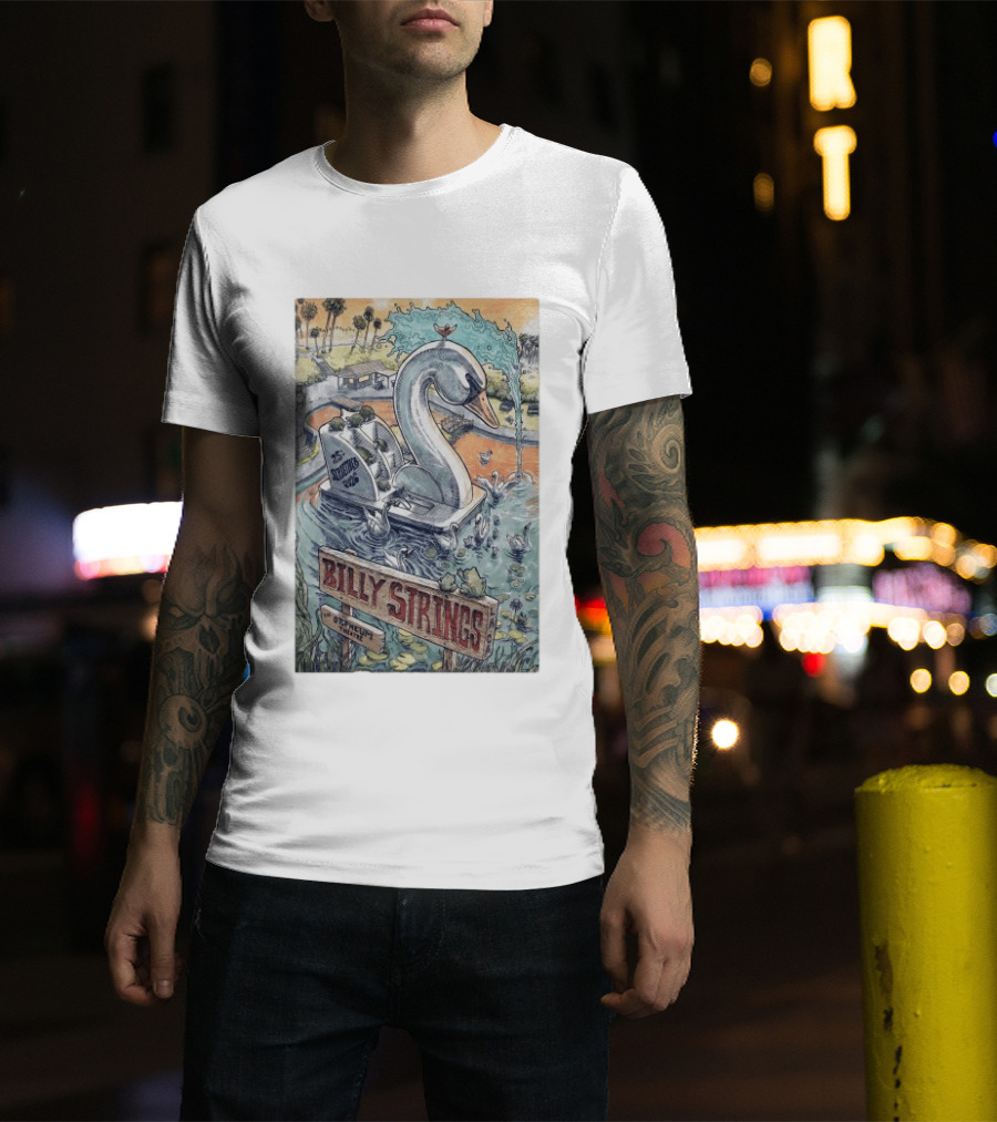 Billy Strings September 25 2026 Orpheum Theatre Los Angeles Swan Boat T-Shirt