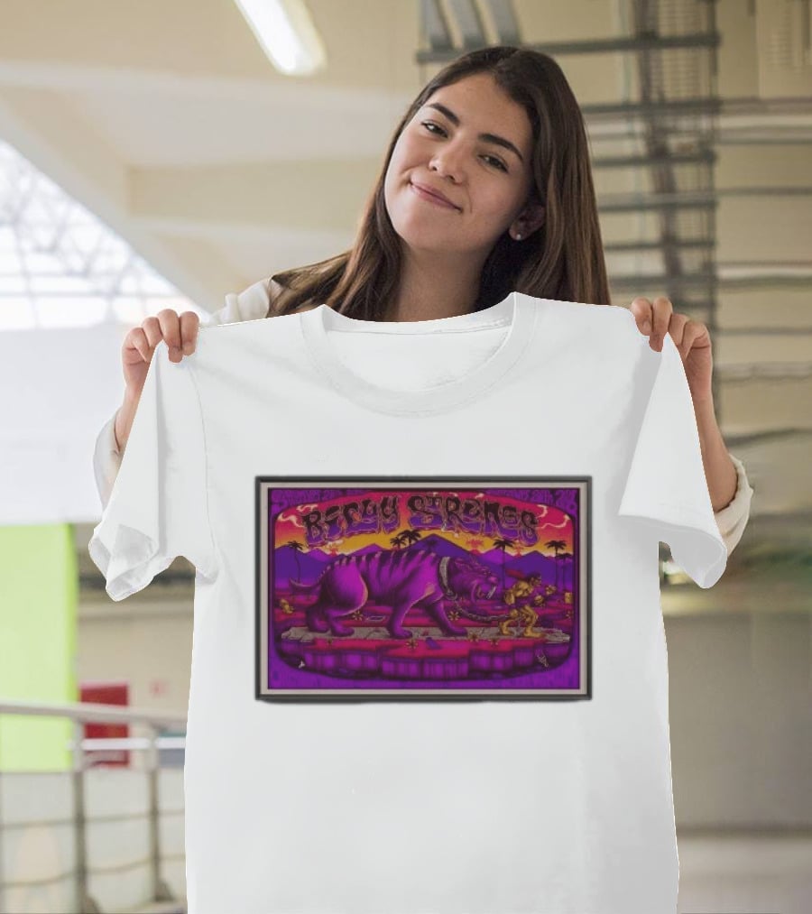 Billy Strings Tour 2026 Los Angeles Inglewood Purple Tiger T-Shirt