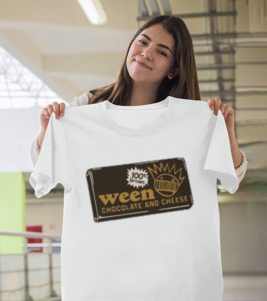 Ween Chocolate And Cheese 100% Brown T-Shirt