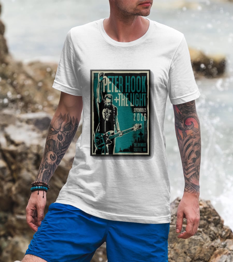 Peter Hook + The Light The Showbox Seattle WA September 25 2026 T-Shirt