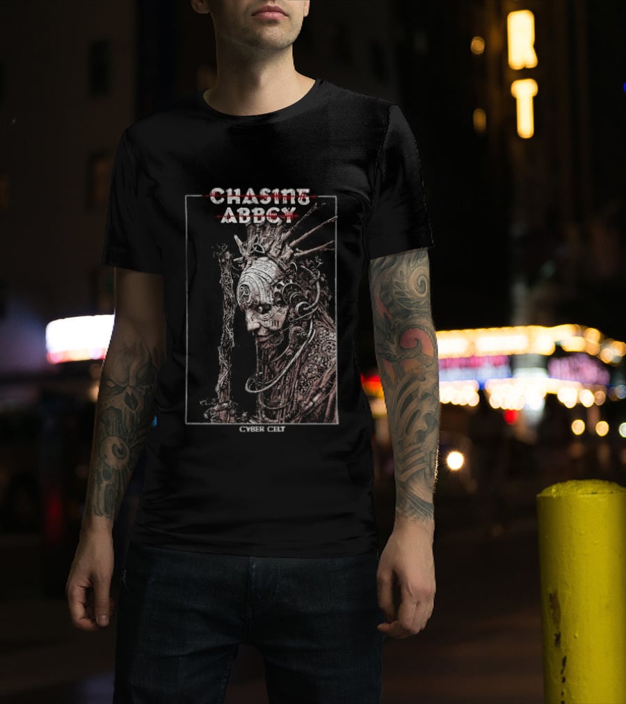 Chasing Abbey Cyber Celt Album Steampunk Cyberpunk Android T-Shirt