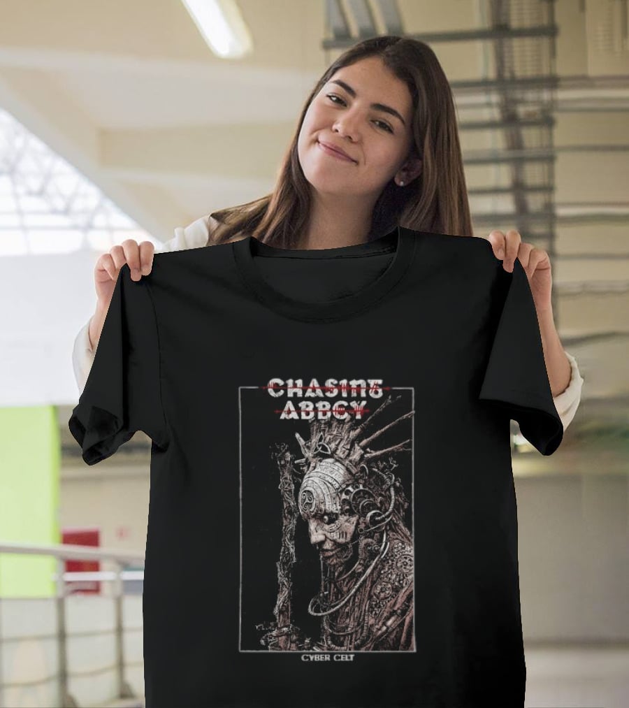 Chasing Abbey Cyber Celt Album Steampunk Cyberpunk Android T-Shirt