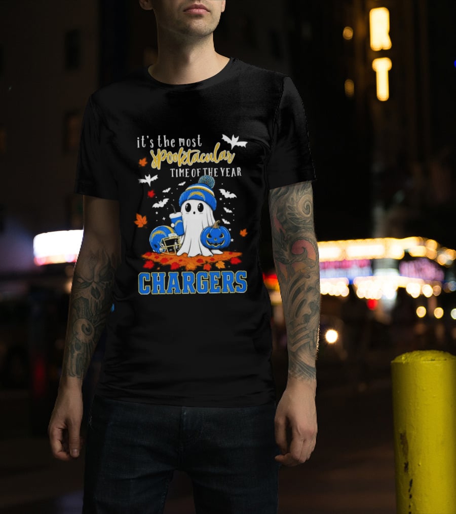 It's The Most Spooktacular Time Of The Year Los Angeles Chargers Halloween T-Shirt