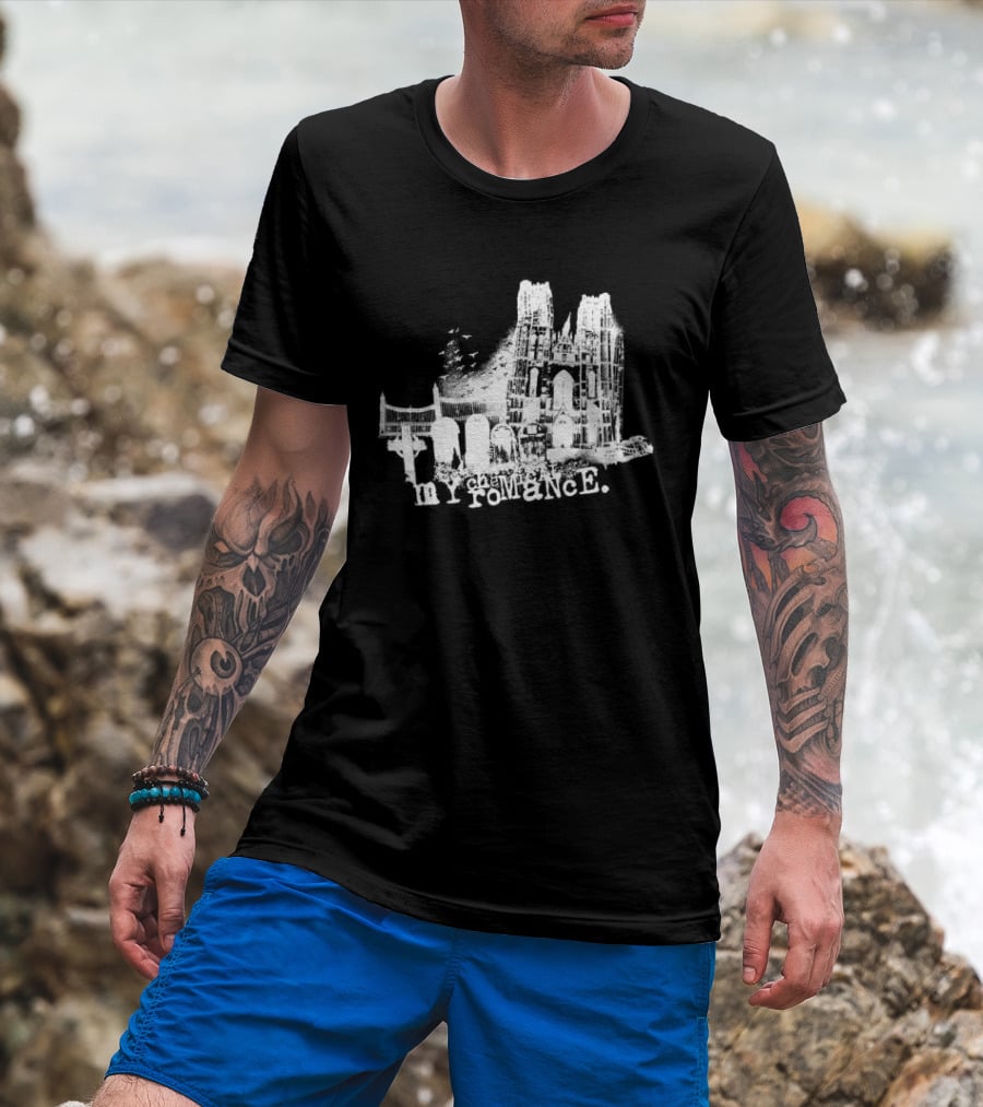 My Chemical Romance Halloween Spooky Graveyard Scene T-Shirt