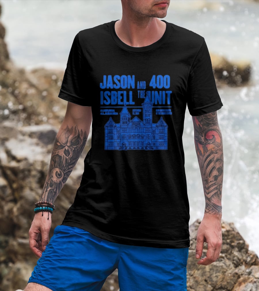 Jason Isbell And The 400 Unit Auburn Alabama Event At Gogue Center September 25 2026 T-Shirt