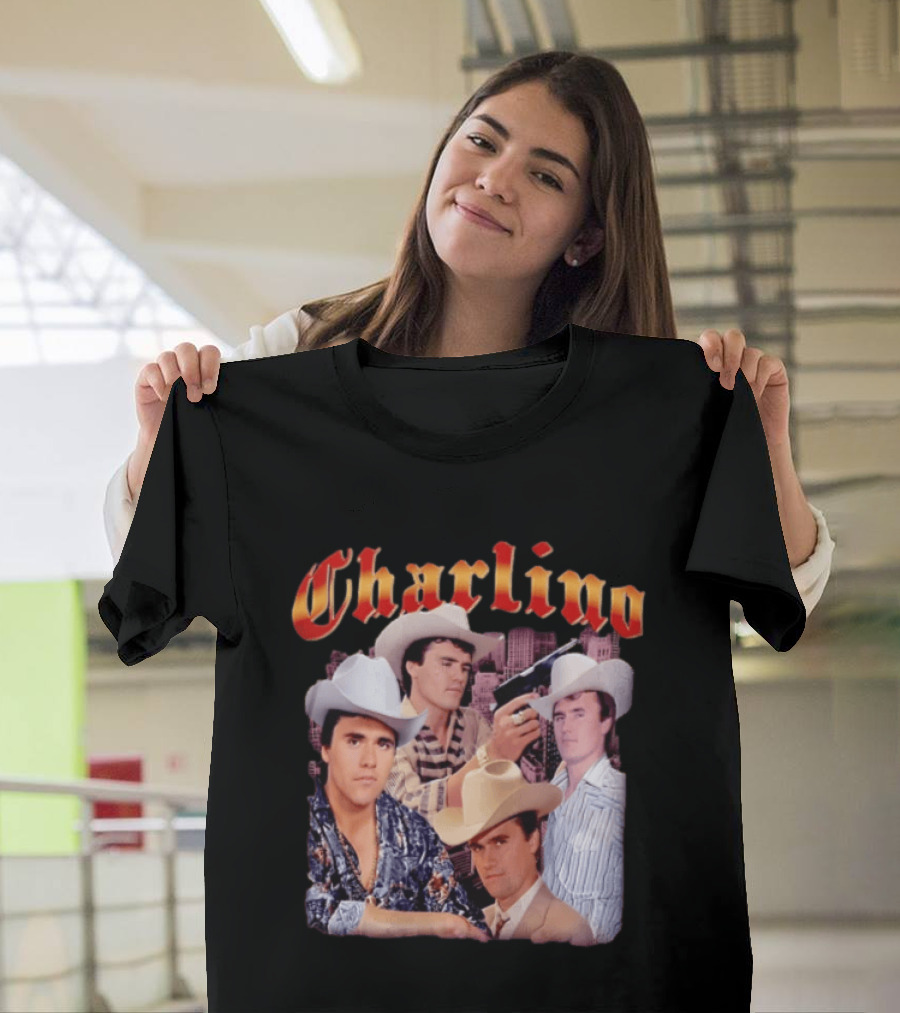 Charlino Sanchez Cowboy Tribute Collage T-Shirt