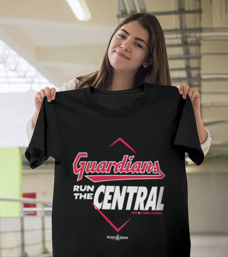 Guardians Run The Central Cleveland Guardians MLB 2025 T-Shirt