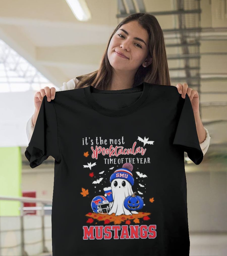 It's The Most Spooktacular Time Of The Year SMU Mustangs Halloween T-Shirt