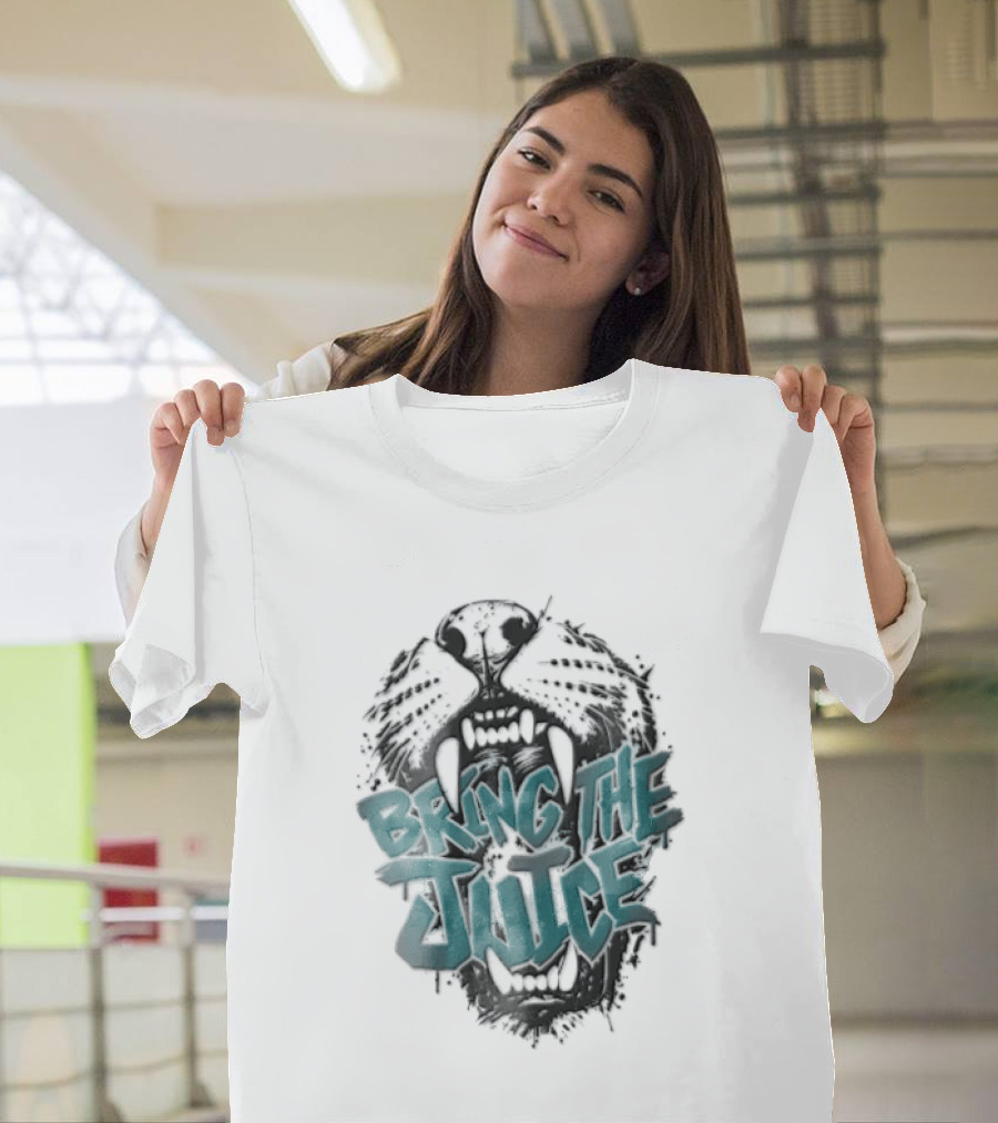 Bring The Juice Roaring Jaguar Head T-Shirt